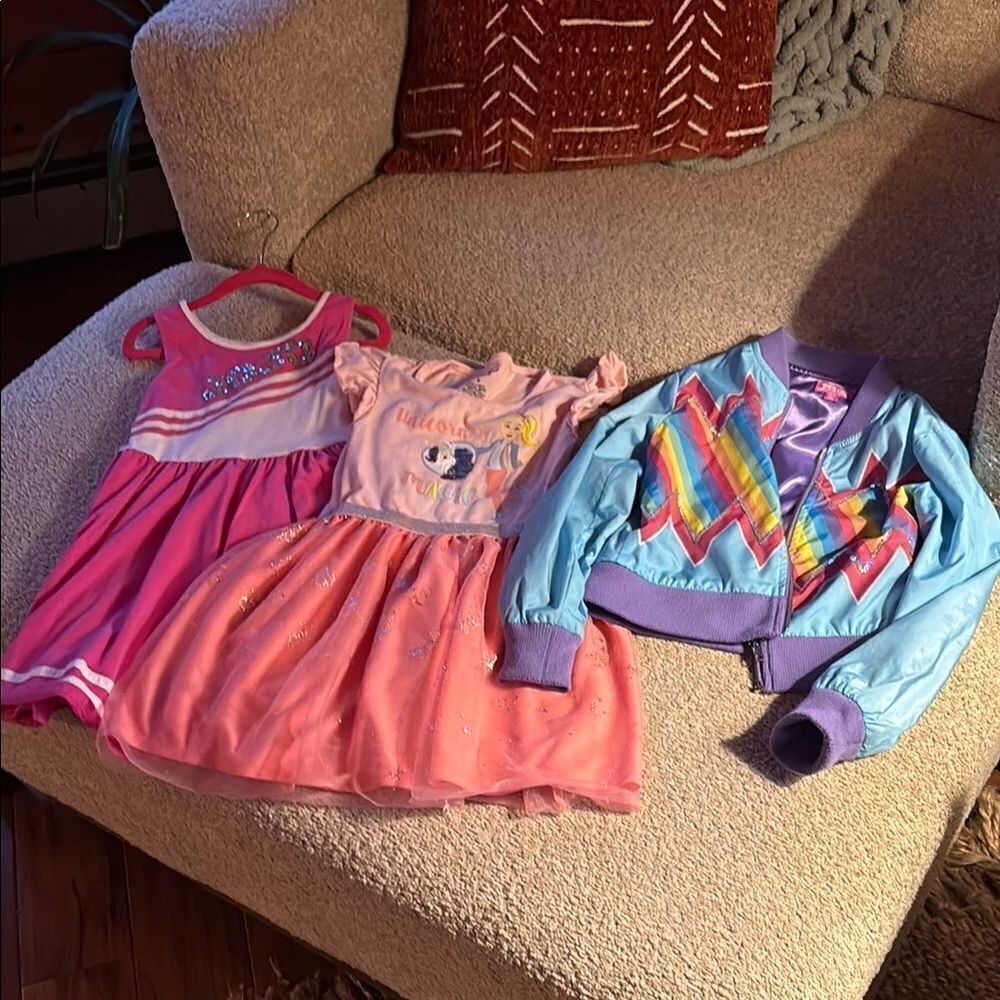 JoJo Siwa Kids' Dress and Jacket Set